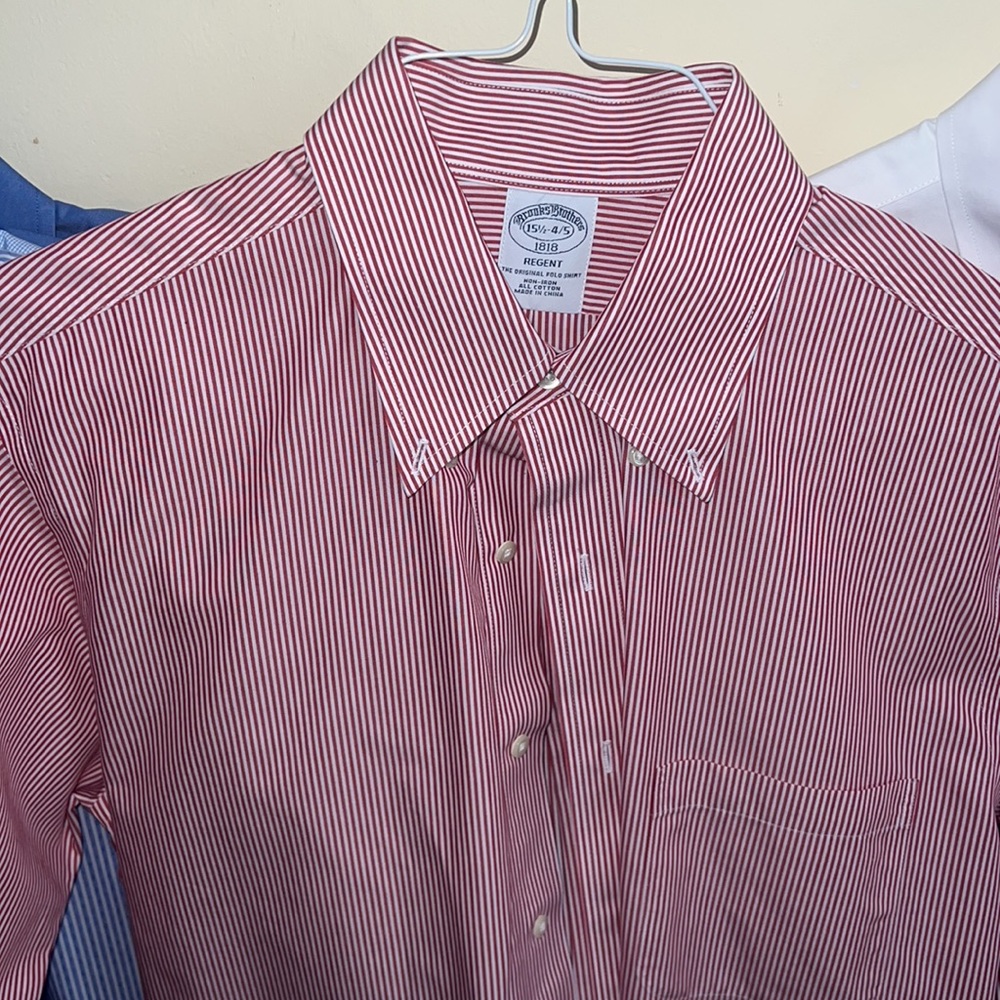 Brooks brothers 1818 Regent the original polo shirt slim fit non iron all cotton - Picture 6 of 16